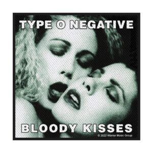 TYPE O NEGATIVE - BLOODY KISSES. Tygmärke
