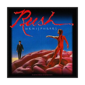 RUSH - HEMISPHERES. Tygmärke