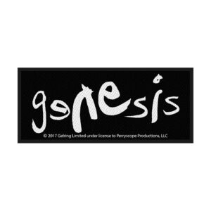 GENESIS - LOGO. Tygmärke ca10x5cm Officiell Patch från 2017