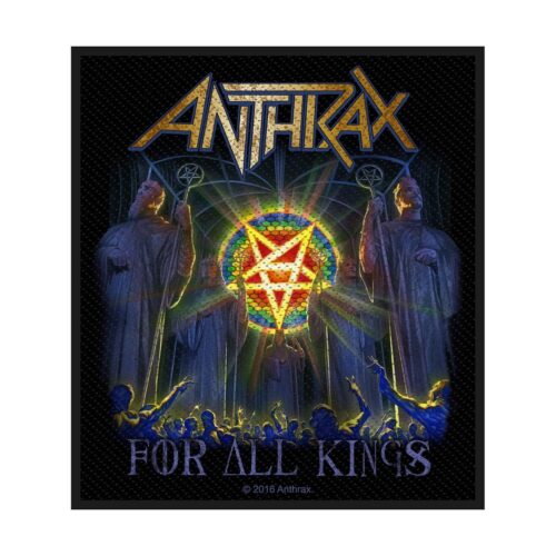 ANTHRAX - FOR ALL KINGS. Tygmärke