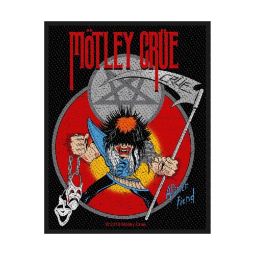 MOTLEY CRUE - ALLISTER FIEND. Tygmärke