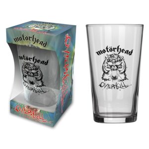 MOTORHEAD - OVERKILL. Ölglas 1st
