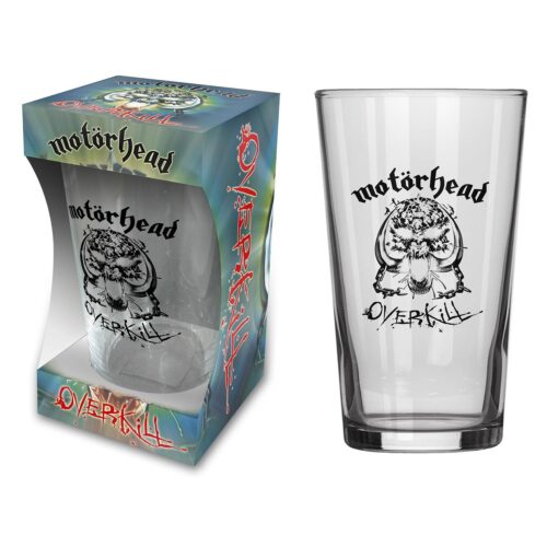 MOTORHEAD - OVERKILL. Ölglas 1st
