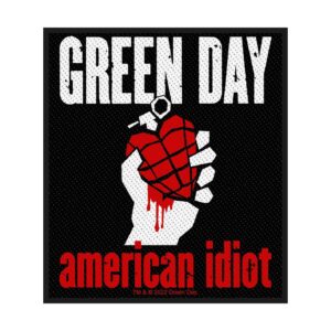 GREEN DAY - AMERICAN IDIOT. Tygmärke