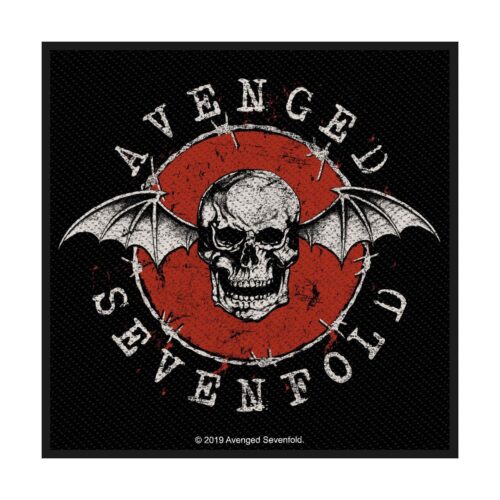 AVENGED SEVENFOLD - DISTRESSED SKULL. Tygmärke