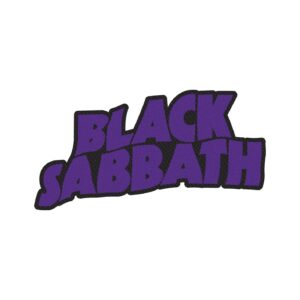 BLACK SABBATH - LOGO CUT OUT. Tygmärke