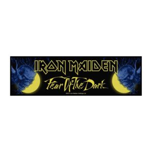 IRON MAIDEN - FEAR OF THE DARK. Tygmärke Avlång ca19x5cm från 2011