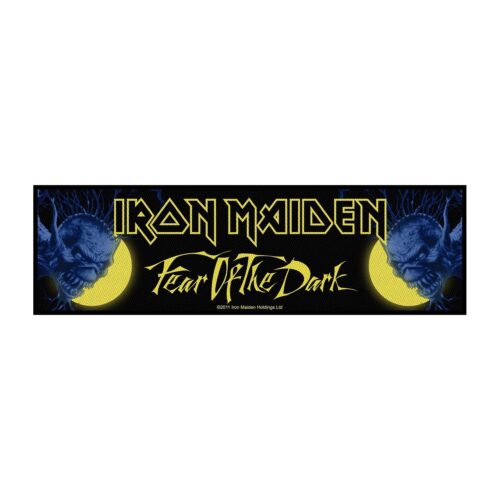 IRON MAIDEN - FEAR OF THE DARK. Tygmärke Avlång ca19x5cm från 2011