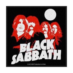 BLACK SABBATH - RED PORTRAITS. Tygmärke