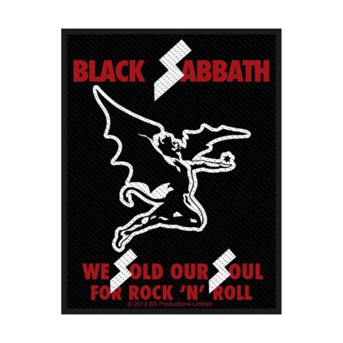 BLACK SABBATH - SOLD OUR SOULS. Tygmärke