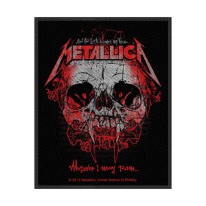 METALLICA - WHEREVER I MAY ROAM. Tygmärke