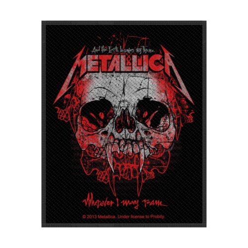 METALLICA - WHEREVER I MAY ROAM. Tygmärke