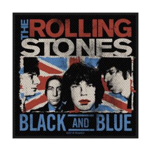 THE ROLLING STONES - BLACK AND BLUE. Tygmärke