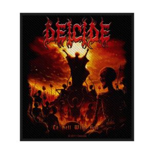 DEICIDE - TO HELL WITH GOD. Tygmärke