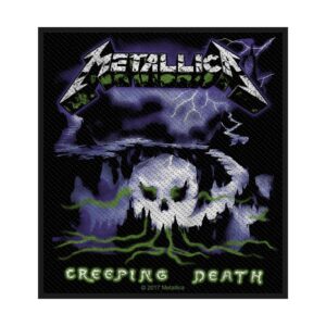 METALLICA - CREEPING DEATH. Tygmärke