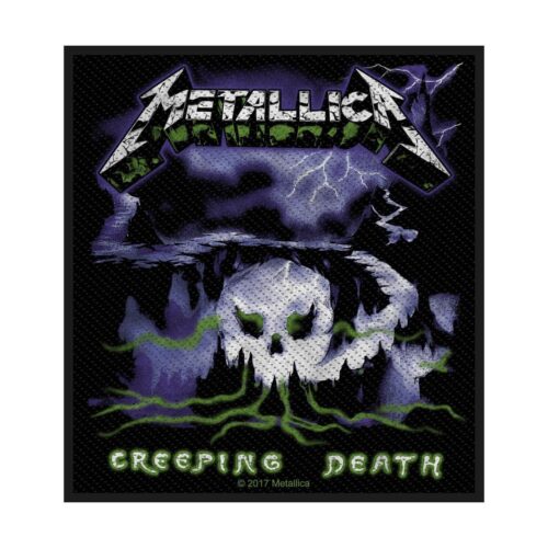 METALLICA - CREEPING DEATH. Tygmärke