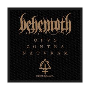 BEHEMOTH - OPVS CONTRA NATVRAM. Tygmärke