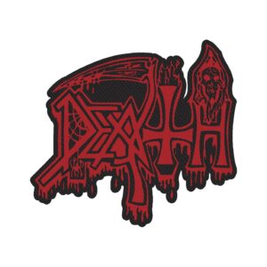 DEATH - LOGO CUT OUT. Tygmärke