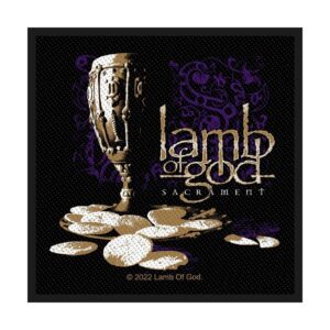 LAMB OF GOD - SACRAMENT. Tygmärke