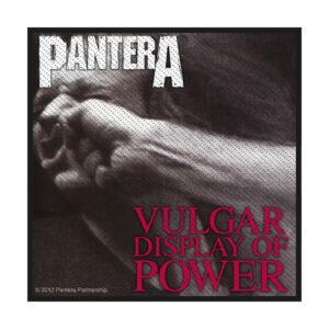 PANTERA - VULGAR DISPLAY OF POWER. Tygmärke