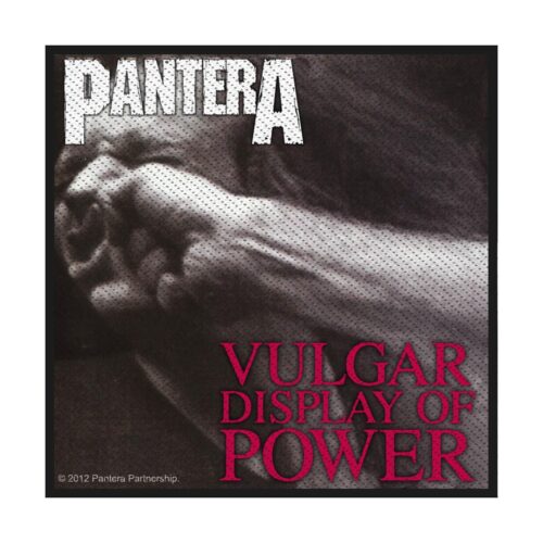 PANTERA - VULGAR DISPLAY OF POWER. Tygmärke