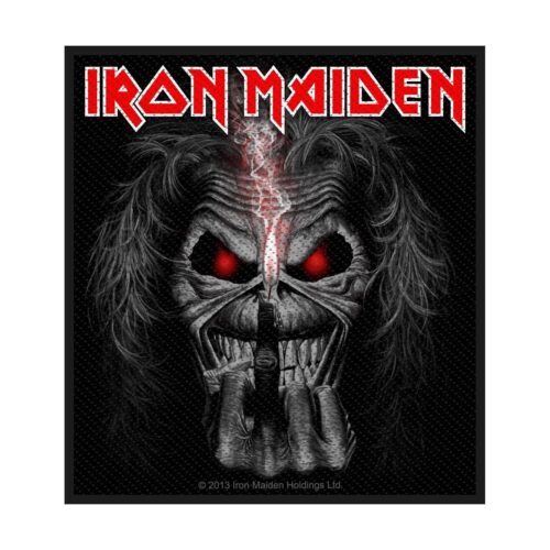 IRON MAIDEN - EDDIE CANDLE FINGER. Tygmärke