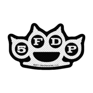 FIVE FINGER DEATH PUNCH - KNUCKLES CUT-OUT. Tygmärke