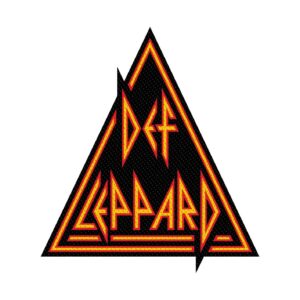 DEF LEPPARD - LOGO CUT OUT. Tygmärke