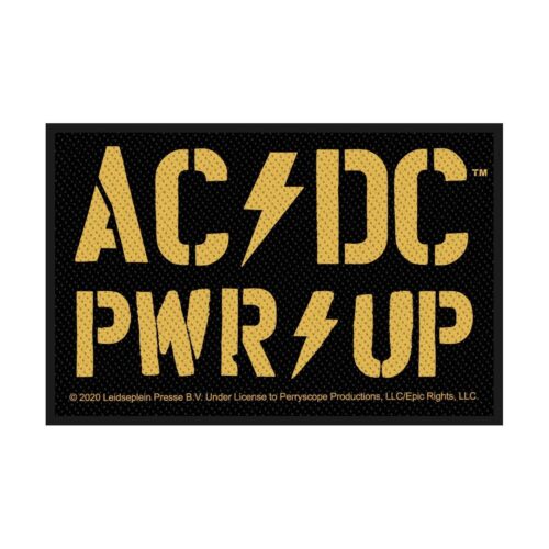 AC/DC - PWR UP. Tygmärke