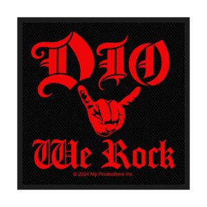 DIO - WE ROCK. Tygmärke