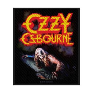 OZZY OSBOURNE - BARK AT THE MOON. Tygmärke