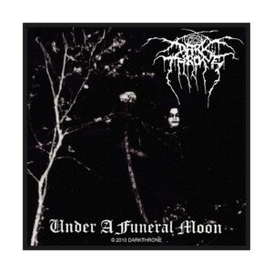 DARKTHRONE - UNDER A FUNERAL MOON. Tygmärke