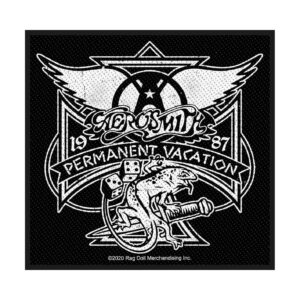 AEROSMITH - PERMANENT VACATION. Tygmärke