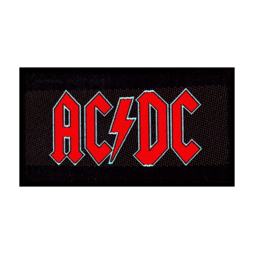 AC/DC - RED LOGO. Tygmärke