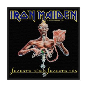 IRON MAIDEN - SEVENTH SON. Tygmärke