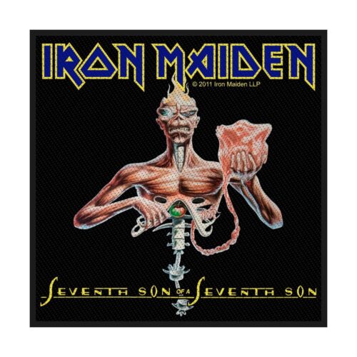 IRON MAIDEN - SEVENTH SON. Tygmärke