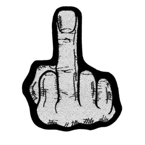 GENERIC - FUCKFINGER. Tygmärke
