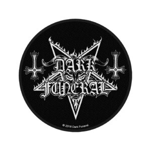 DARK FUNERAL - CIRCULAR LOGO. Tygmärke