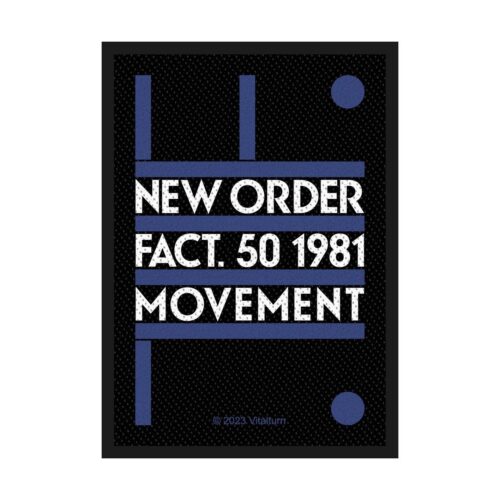 NEW ORDER - FACT 50. Tygmärke
