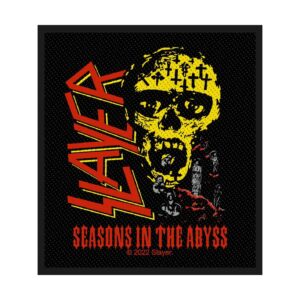 SLAYER - SEASONS IN THE ABYSS. Tygmärke