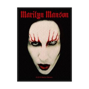 MARILYN MANSON - FACE. Tygmärke