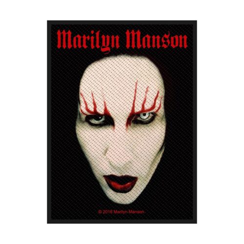 MARILYN MANSON - FACE. Tygmärke
