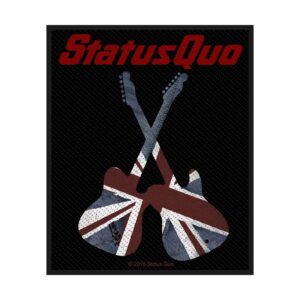 STATUS QUO - GUITARS. Tygmärke