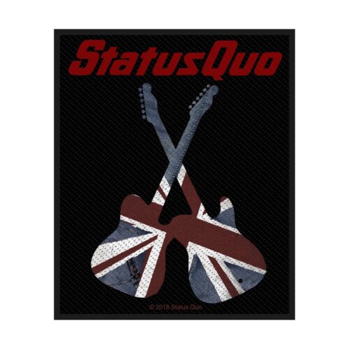 STATUS QUO - GUITARS. Tygmärke