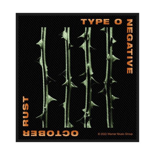 TYPE O NEGATIVE - OCTOBER RUST. Tygmärke