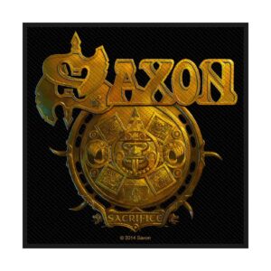 SAXON - SACRIFICE. Tygmärke
