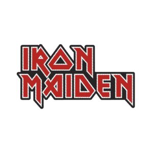 IRON MAIDEN - LOGO CUT OUT. Tygmärke