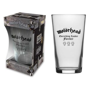 MOTORHEAD - EVERYTHING LOUDER FOREVER. Ölglas 1st