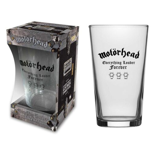 MOTORHEAD - EVERYTHING LOUDER FOREVER. Ölglas 1st