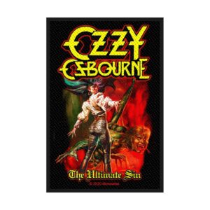 OZZY OSBOURNE - THE ULTIMATE SIN. Tygmärke